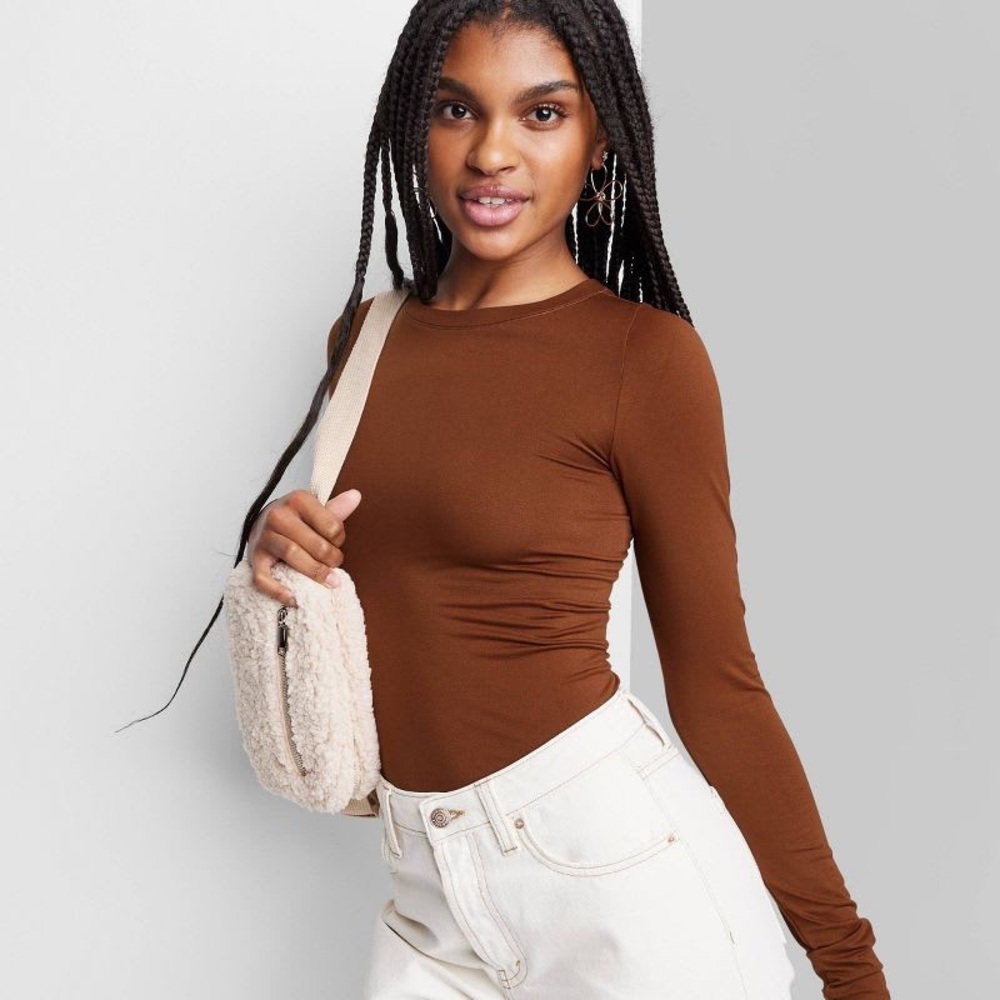 Wild Fable Women's Long Sleeve Seamless Shirt Size Small NWT